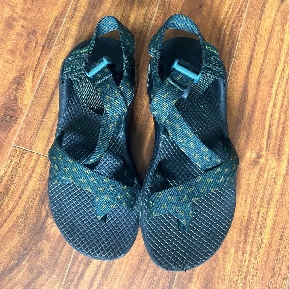 Chaco Z/Cloud 2 Cushioned Sandals Green Size 6